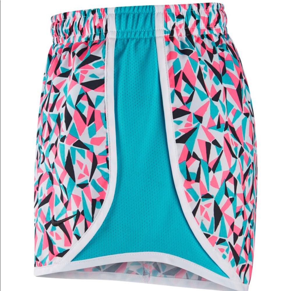 Nike Multi Colored Patterned Running Shorts - image 1